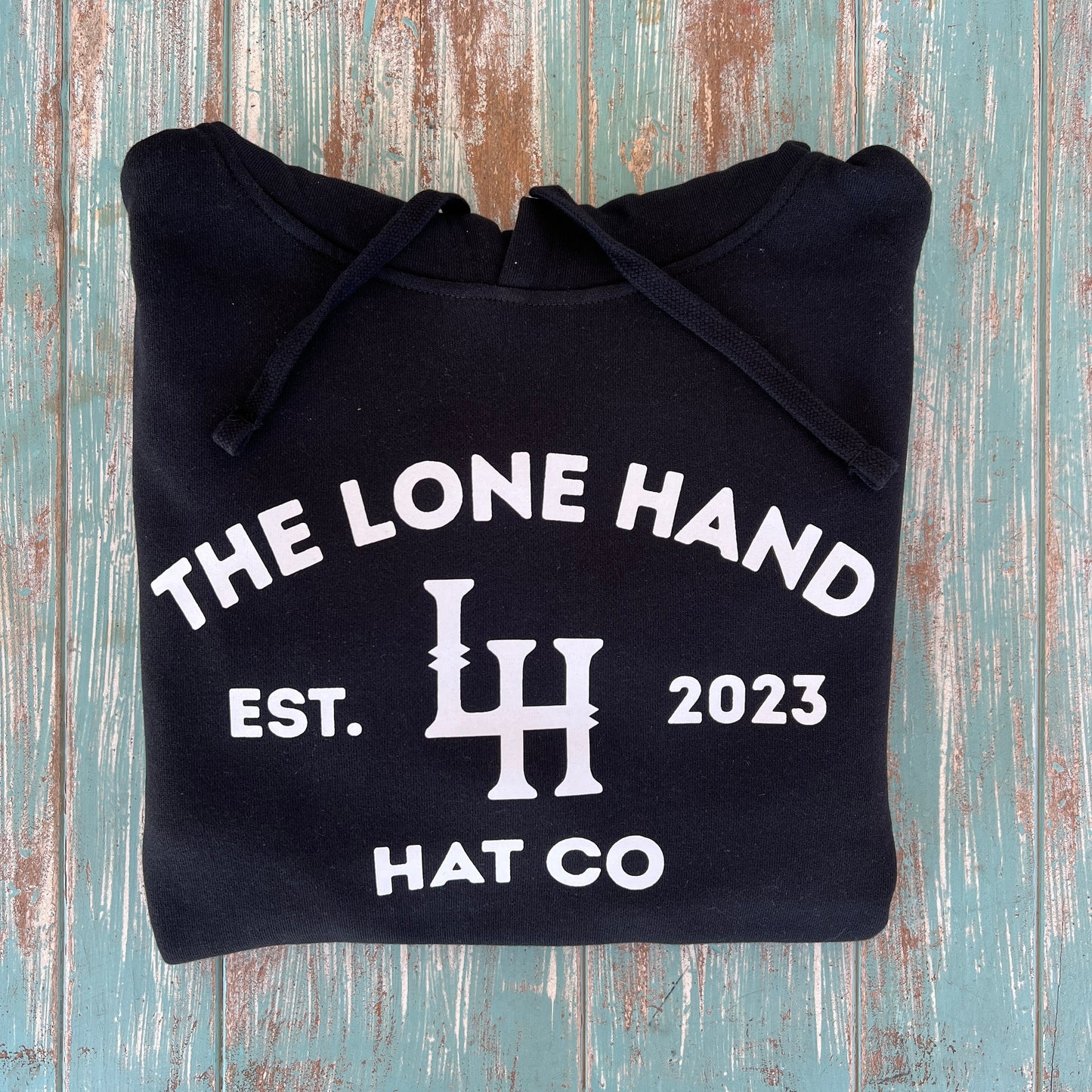 The Brand Black Hoodie | The Lone Hand Hat Co