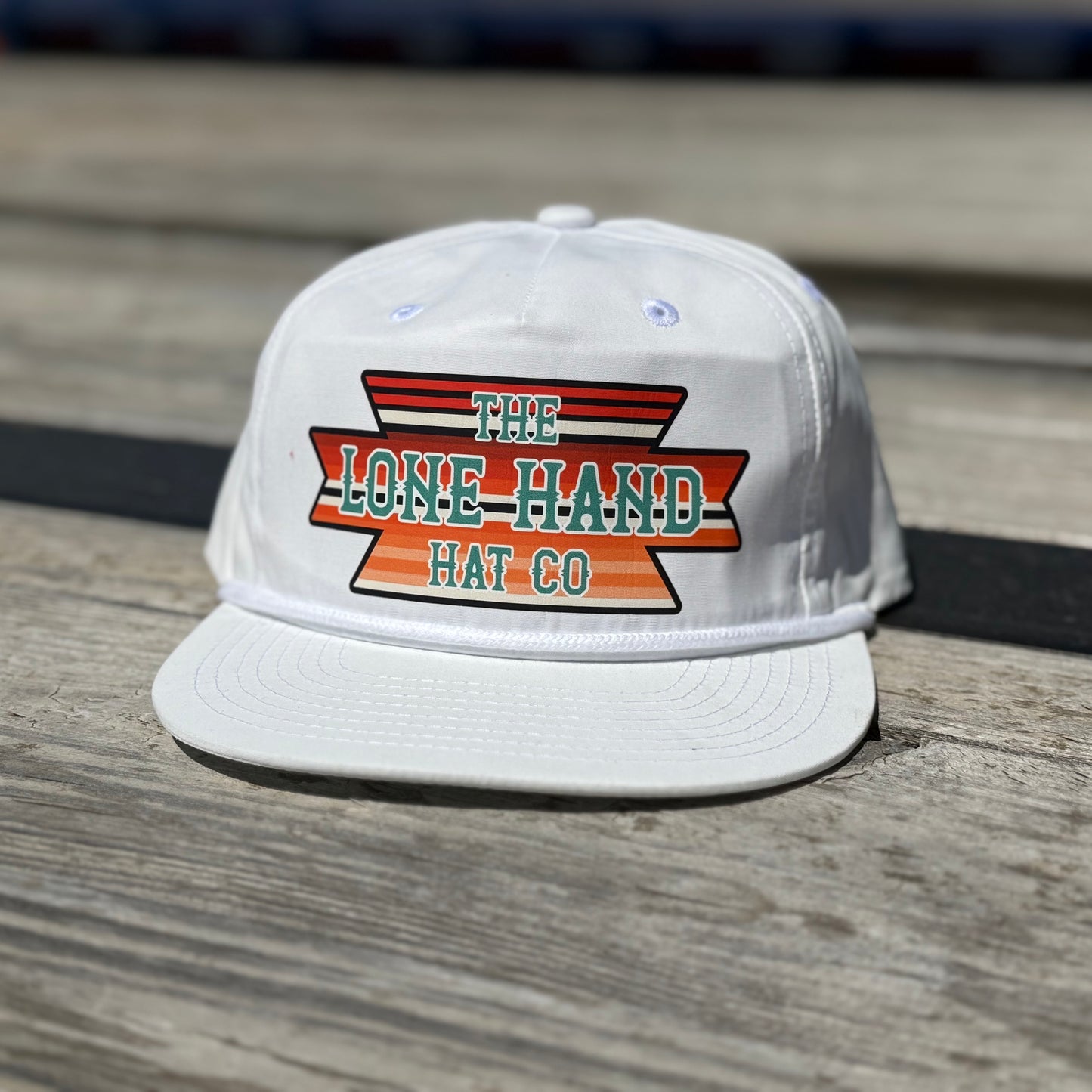 The Serape Southwest White Rope | The Lone Hand Hat Co