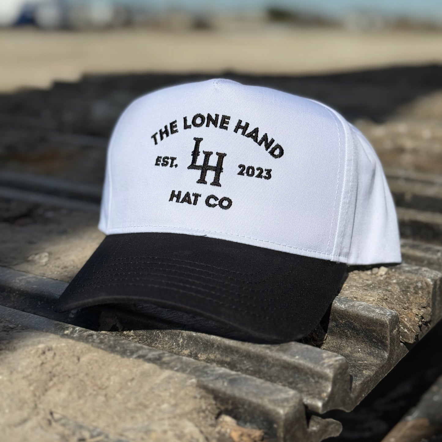 The LH Brand Black on White | The Lone Hand Hat Co