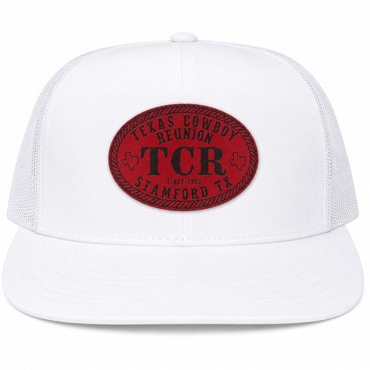TCR Red on White | The Lone Hand Hat Co