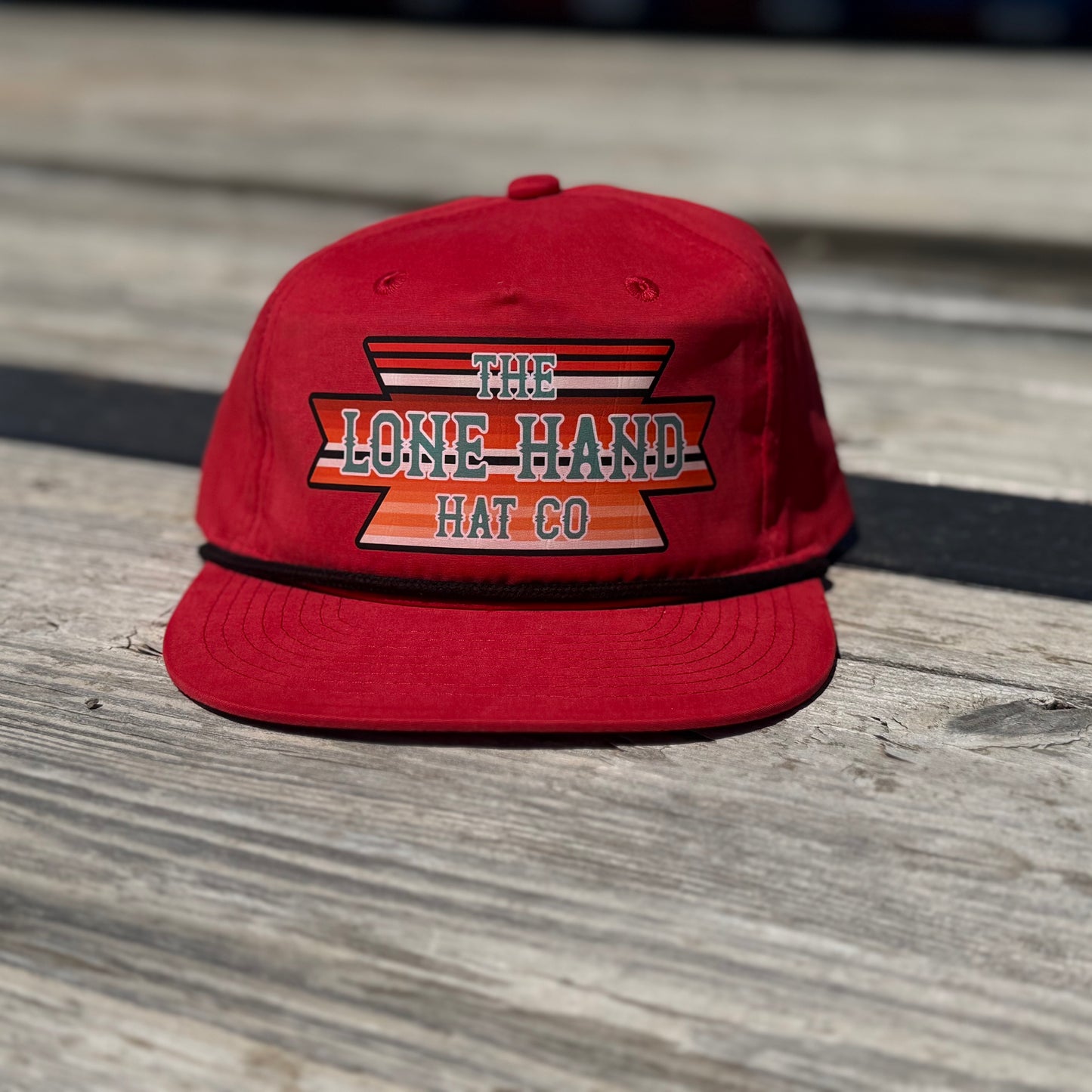The Serape Southwest Red Rope | The Lone Hand Hat Co