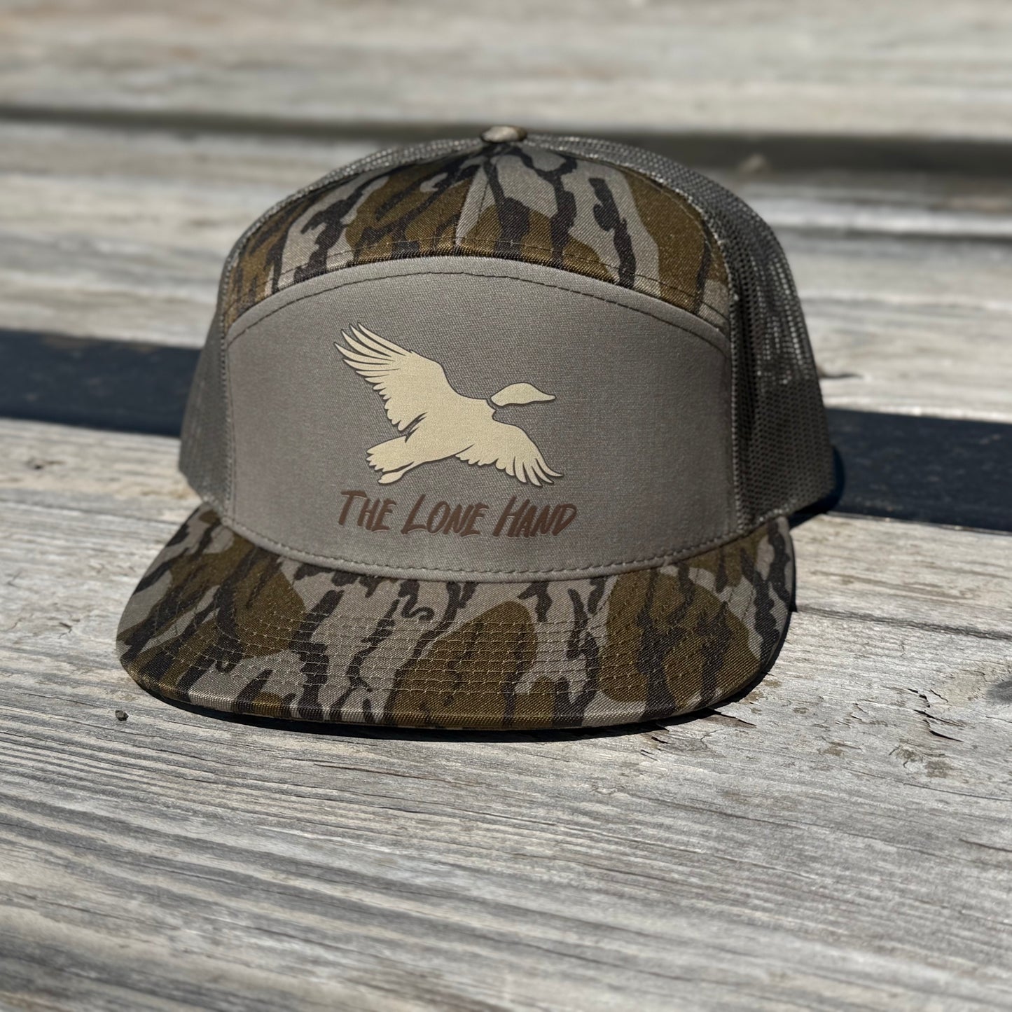 The Steel Shot Seven Panel Camo Hat | The Lone Hand Hat Co