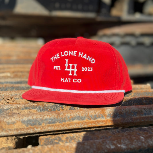 The LH Brand Rope Red | The Lone Hand Hat Co